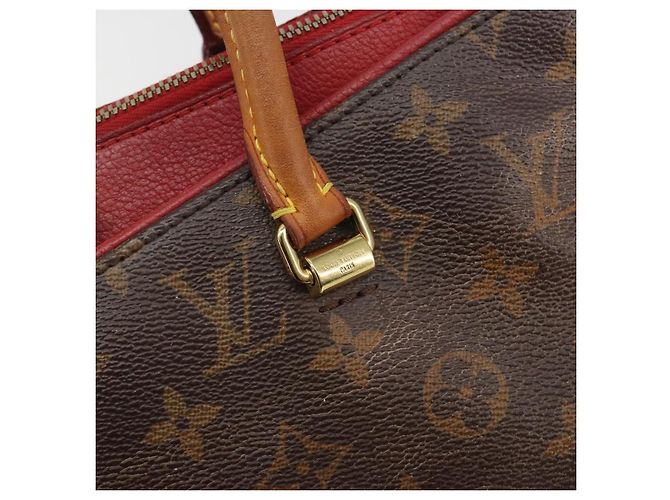 LOUIS VUITTON Borsa Monogram Pallas MM 2way Rossa M41175 LV Auth bs36246 Rosso Monogramma - vista 10