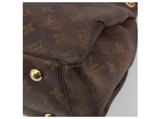 LOUIS VUITTON Borsa Monogram Pallas MM 2way Rossa M41175 LV Auth bs36246 Rosso Monogramma - vista 17