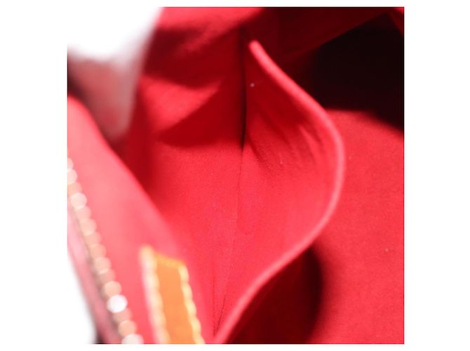 LOUIS VUITTON Borsa Monogram Pallas MM 2way Rossa M41175 LV Auth bs36246 Rosso Monogramma - vista 24