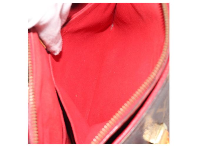 LOUIS VUITTON Borsa Monogram Pallas MM 2way Rossa M41175 LV Auth bs36246 Rosso Monogramma - vista 26