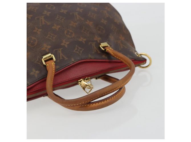 LOUIS VUITTON Borsa Monogram Pallas MM 2way Rossa M41175 LV Auth bs36246 Rosso Monogramma - vista 7