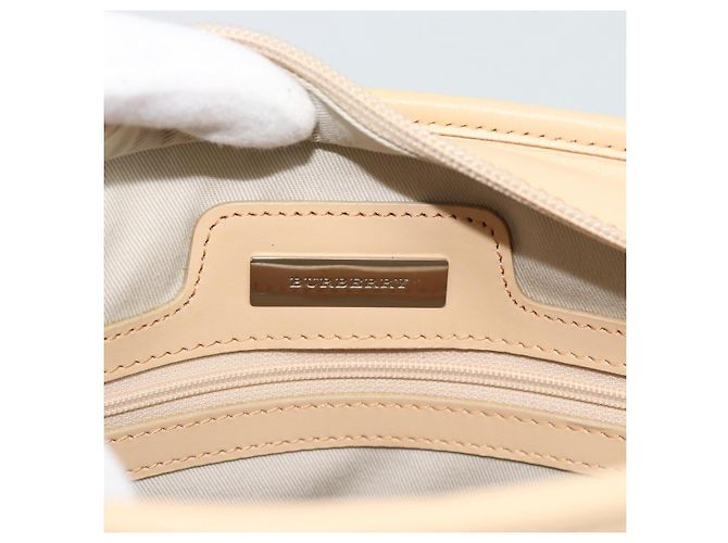 Borsa a tracolla BURBERRY Canvas Bianco Argento Auth ep15254 - vista 11