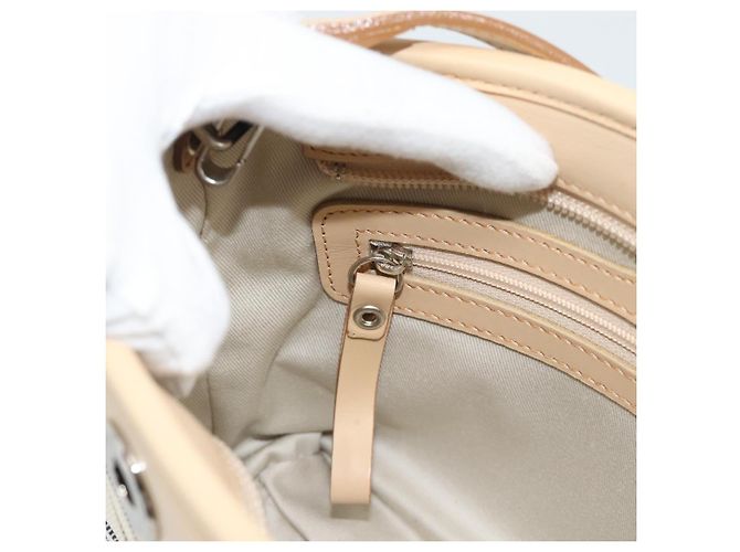 Borsa a tracolla BURBERRY Canvas Bianco Argento Auth ep15254 - vista 20