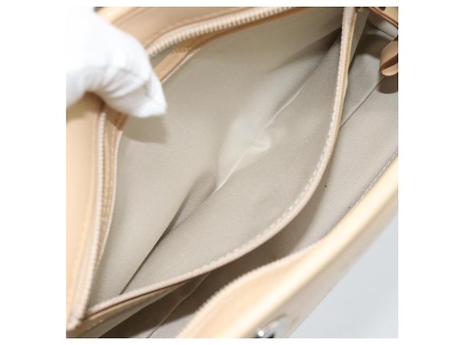 Borsa a tracolla BURBERRY Canvas Bianco Argento Auth ep15254 - vista 21