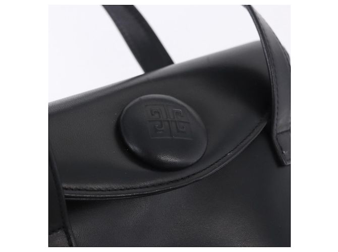 Bolsa GIVENCHY de couro preto e dourado Auth bs36233A - vista 17