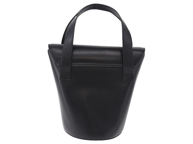 Bolsa GIVENCHY de couro preto e dourado Auth bs36233A - vista 2