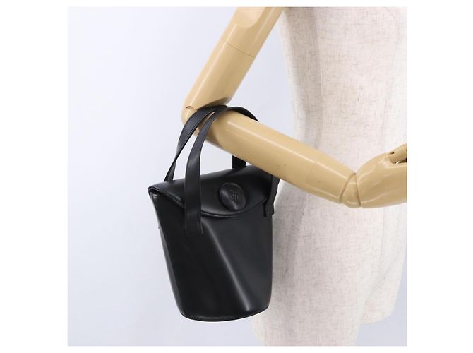 Bolsa GIVENCHY de couro preto e dourado Auth bs36233A - vista 22