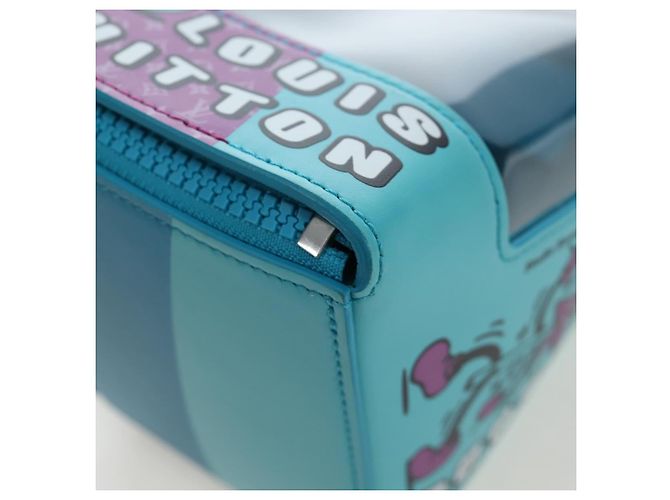 LOUIS VUITTON Monogram Sandwich Box Hand Bag Blue M82029 LV Auth 191465SAM Monogramma - vista 17