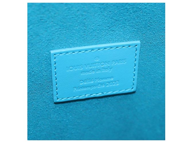 LOUIS VUITTON Monogram Sandwich Box Hand Bag Blue M82029 LV Auth 191465SAM Monogramma - vista 24