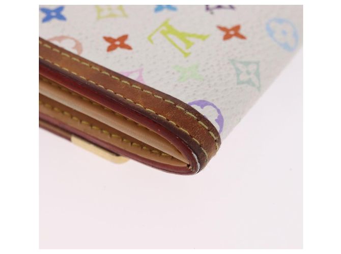 LOUIS VUITTON Münzbeutel Pla Coin Purse Multicolor Weiß M92657 Auth 192115A - Ansicht 15