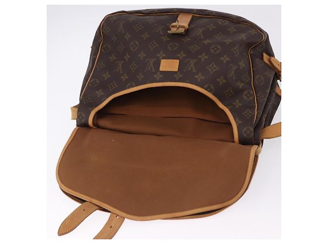 LOUIS VUITTON Borsa a Spalla Monogram Saumur 35 M42254 LV Auth ka5302 Monogramma - vista 18