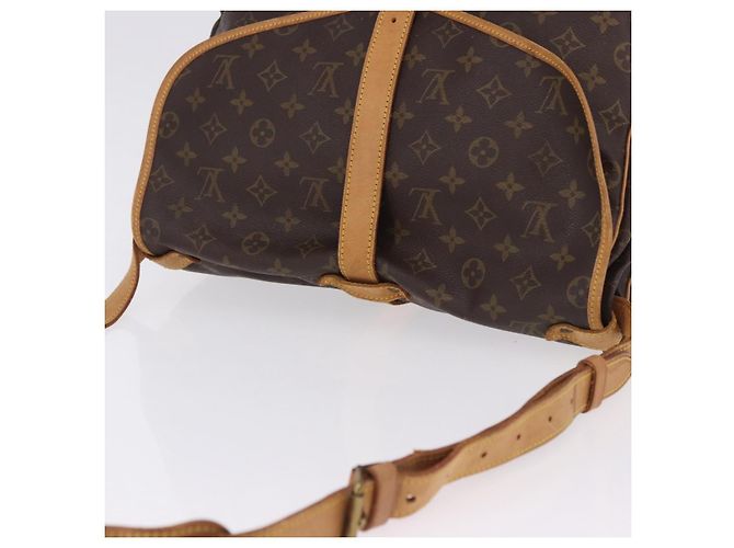 LOUIS VUITTON Borsa a Spalla Monogram Saumur 35 M42254 LV Auth ka5302 Monogramma - vista 6