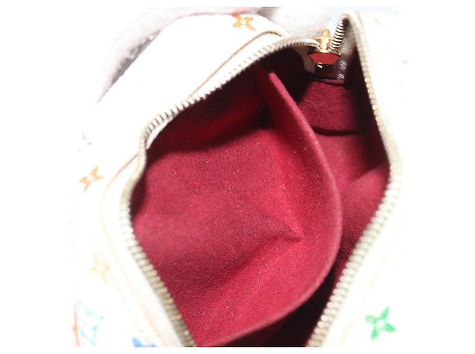LOUIS VUITTON Pochette Wapity Monogram Multicolor Bianco M58033 Auth 189388 - vista 11