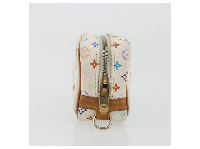 LOUIS VUITTON Pochette Wapity Monogram Multicolor Bianco M58033 Auth 189388 - vista 4