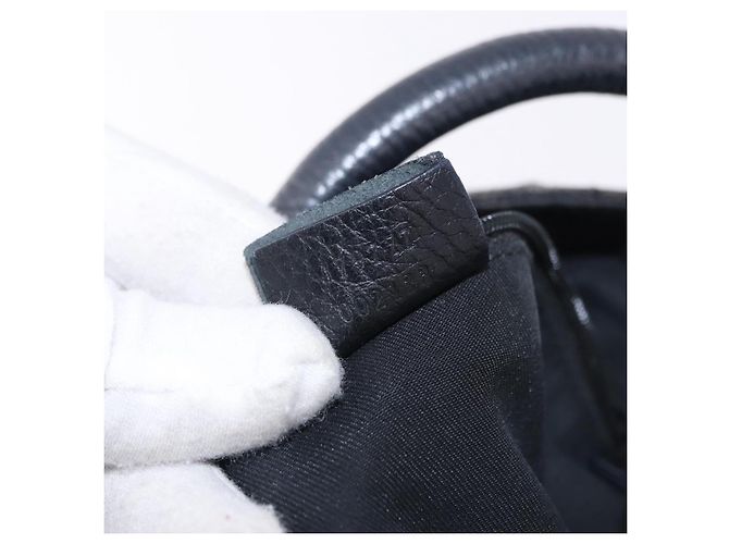 Borsa GUCCI GG Canvas Outlet Nera Argento 179777 Auth 191936 Nero - vista 12