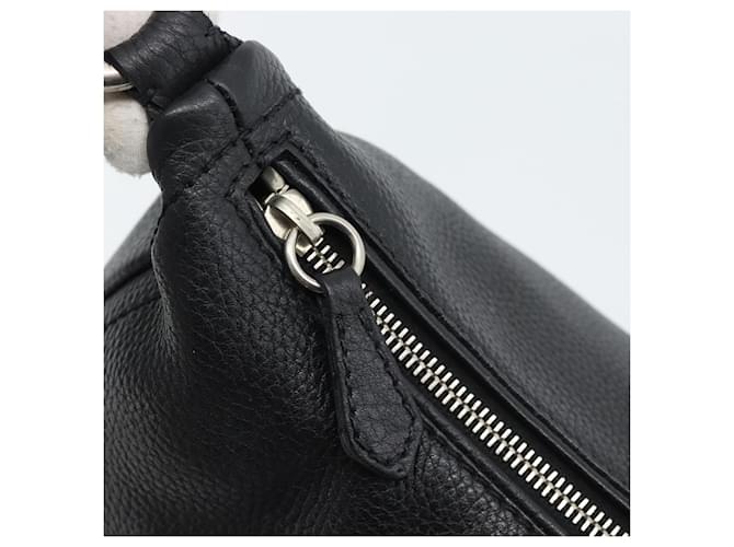 Borsa PRADA in pelle nera argento Auth 191866V Nero - vista 18