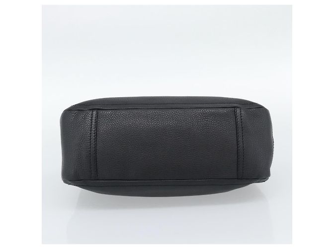 Borsa PRADA in pelle nera argento Auth 191866V Nero - vista 5