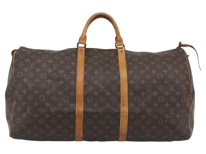LOUIS VUITTON Borsa Boston Monogram Keepall 60 M41422 LV Auth 190488 Monogramma - vista 13