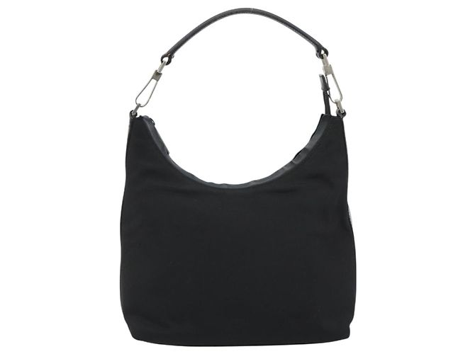 Borsa a Spalla GUCCI Tela Nero Argento 000 0602 Auth gh2166 - vista 13