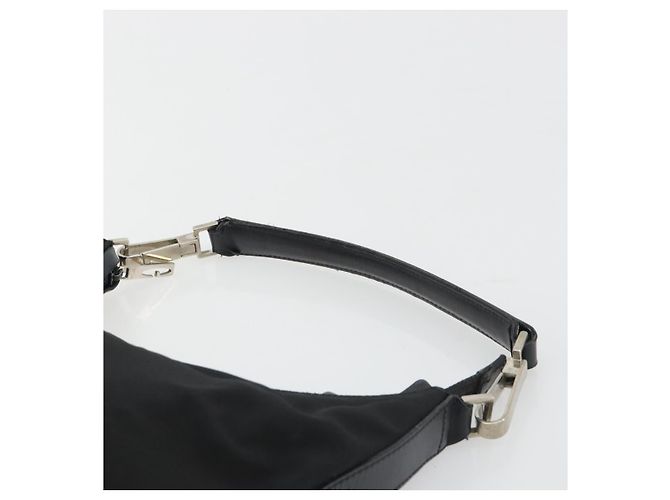 Borsa a Spalla GUCCI Tela Nero Argento 000 0602 Auth gh2166 - vista 14