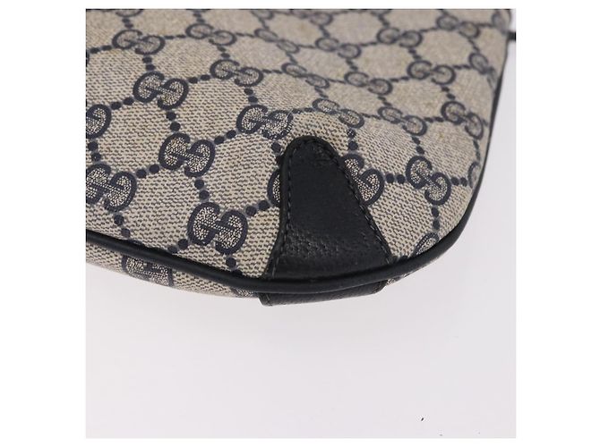 Borsa a tracolla GUCCI GG Supreme Sherry Line PVC Blu Navy Oro 39 02 026 Auth ep15125 D'oro - vista 15
