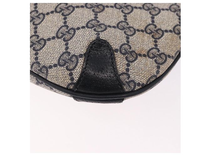 Borsa a tracolla GUCCI GG Supreme Sherry Line PVC Blu Navy Oro 39 02 026 Auth ep15125 D'oro - vista 17