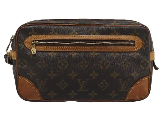 LOUIS VUITTON Monogram Marly Dragonne GM Clutch Bag M51825 LV Auth ep15334 Monogramma - vista 13