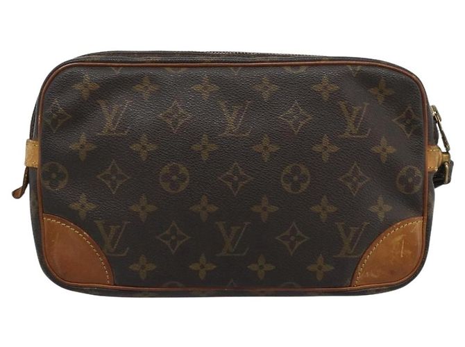 LOUIS VUITTON Monogram Marly Dragonne GM Clutch Bag M51825 LV Auth ep15334 Monogramma - vista 2