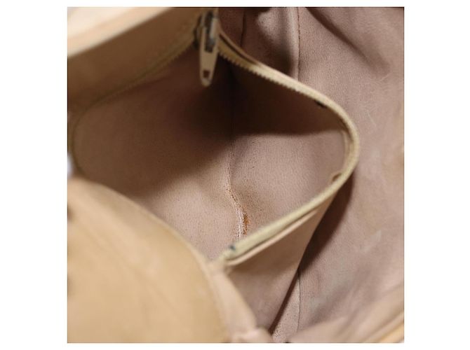 CHANEL Marsupio Matelasse in pelle di agnello Beige Oro CC Auth bs36144 D'oro - vista 22