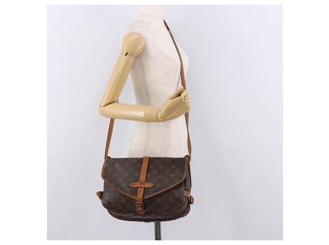 LOUIS VUITTON Borsa a Spalla Monogram Saumur 30 M42256 LV Auth fm5380 Monogramma - vista 29