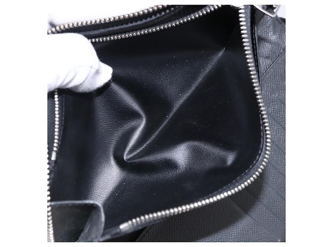 LOUIS VUITTON Taiga Zippy Wallet Cartera Vertical Ardoise M32822 LV Auth BA14417 Gris - vista 11