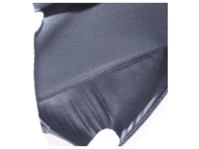 LOUIS VUITTON Taiga Zippy Wallet Cartera Vertical Ardoise M32822 LV Auth BA14417 Gris - vista 18