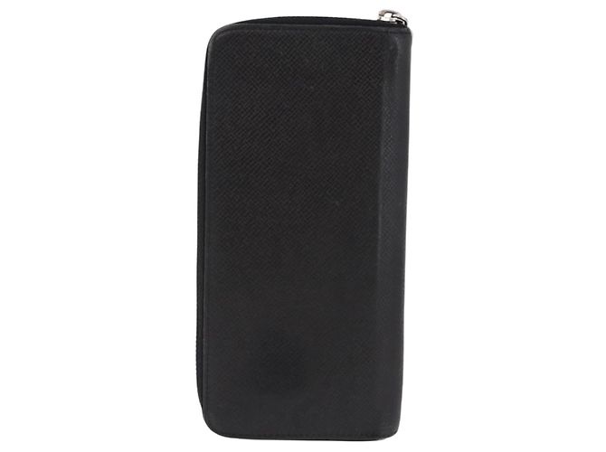 LOUIS VUITTON Taiga Zippy Wallet Cartera Vertical Ardoise M32822 LV Auth BA14417 Gris - vista 2
