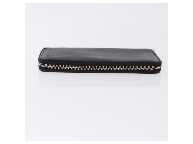 LOUIS VUITTON Taiga Zippy Wallet Cartera Vertical Ardoise M32822 LV Auth BA14417 Gris - vista 3