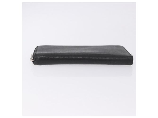 LOUIS VUITTON Taiga Zippy Wallet Cartera Vertical Ardoise M32822 LV Auth BA14417 Gris - vista 4