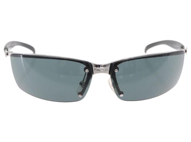 Gafas de sol CHANEL metal Verde CC Auth 192844M - vista 13