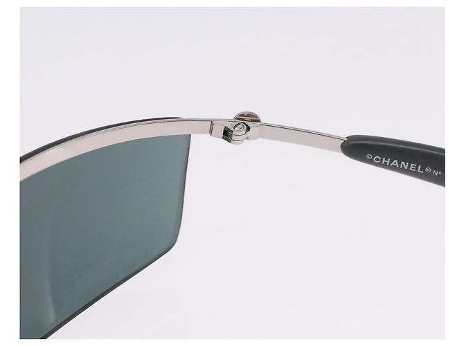 Gafas de sol CHANEL metal Verde CC Auth 192844M - vista 14
