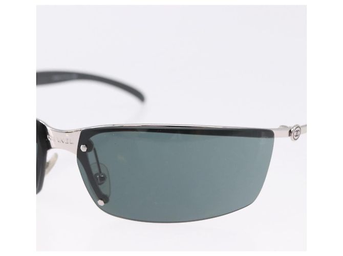 Gafas de sol CHANEL metal Verde CC Auth 192844M - vista 4