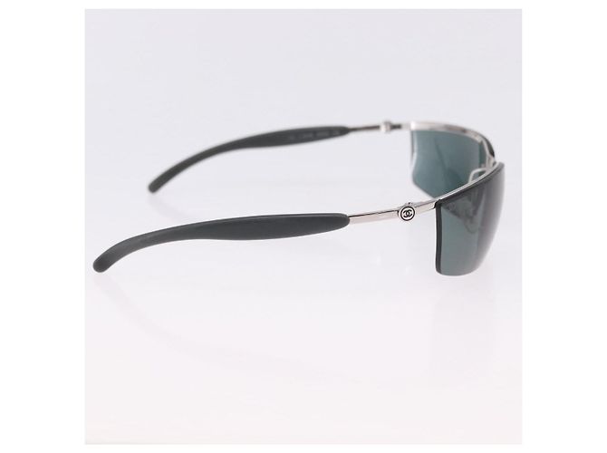 Gafas de sol CHANEL metal Verde CC Auth 192844M - vista 6
