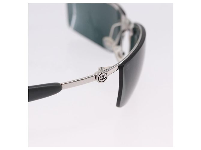 Gafas de sol CHANEL metal Verde CC Auth 192844M - vista 7