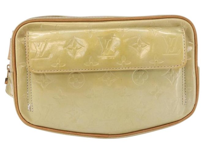 LOUIS VUITTON Monogram Vernis Fulton Waist Bag Gris M91041 LV Auth 192047 Grigio - vista 13