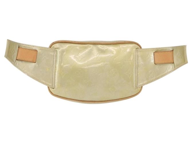 LOUIS VUITTON Monogram Vernis Fulton Waist Bag Gris M91041 LV Auth 192047 Grigio - vista 2