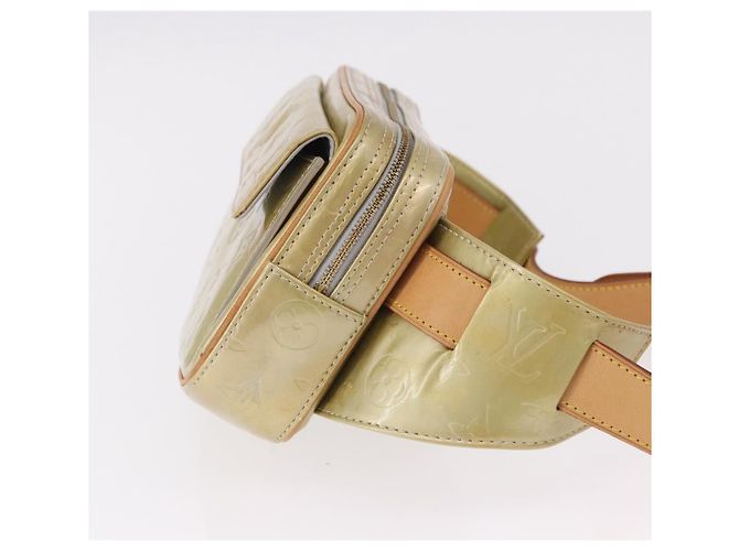 LOUIS VUITTON Monogram Vernis Fulton Waist Bag Gris M91041 LV Auth 192047 Grigio - vista 3