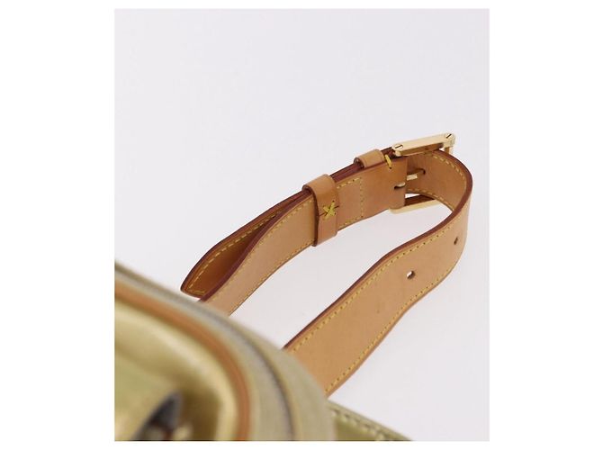 LOUIS VUITTON Monogram Vernis Fulton Waist Bag Gris M91041 LV Auth 192047 Grigio - vista 8
