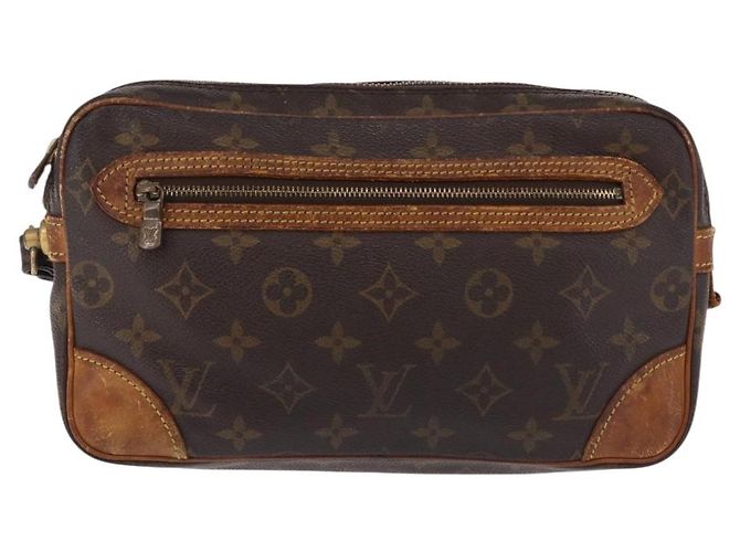 LOUIS VUITTON Monogram Marly Dragonne GM Clutch Bag M51825 LV Auth BA14312 Monogramma - vista 13