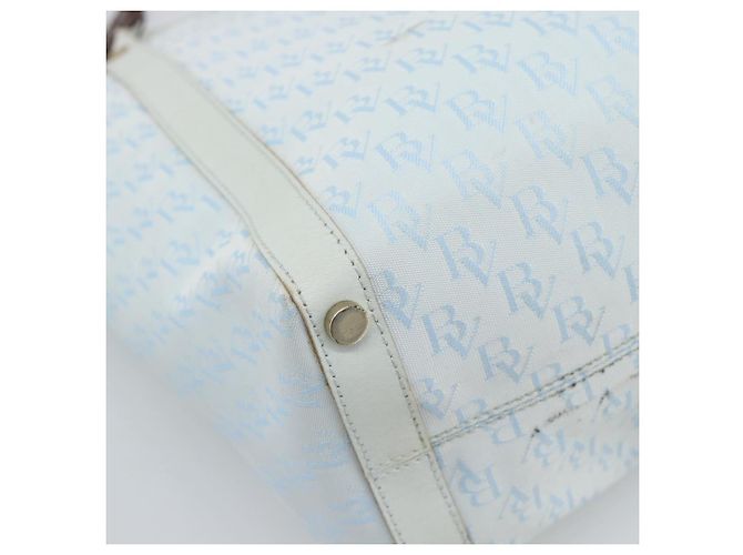 BOTTEGA VENETA Tote Bag Canvas Hellblau Gold Auth bs36249 Golden - Ansicht 19