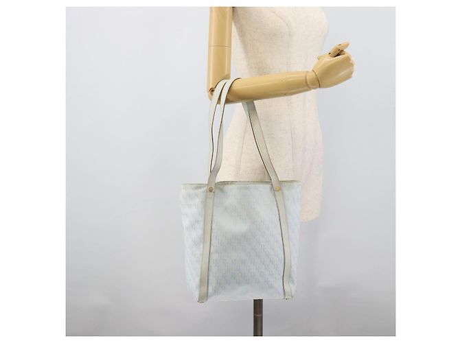 BOTTEGA VENETA Tote Bag Canvas Hellblau Gold Auth bs36249 Golden - Ansicht 25