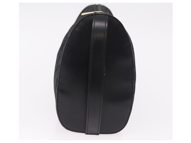 LOEWE Anagram Clutch Bag Canvas Schwarz Gold Auth bs36077V Golden - Ansicht 4
