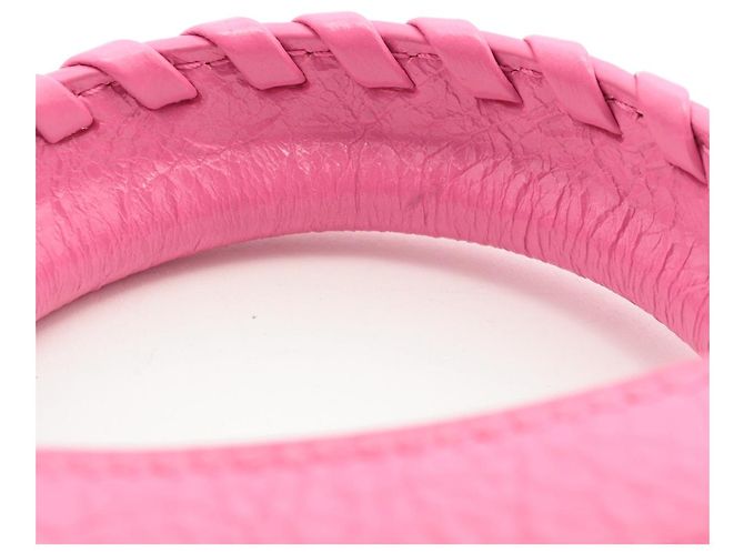 Balenciaga Borsa a tracolla Le Cagole Mini in pelle di agnello rosa - vista 13