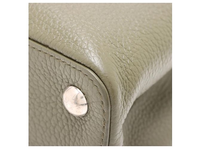 Louis Vuitton Borsa Capucines BB Taurillon Leather Verde - vista 14